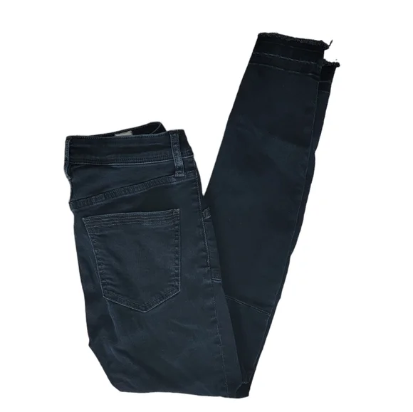 Free People We The Free Ivy Released Hem Skinny Jeans In Seal Blue Size 26 - Picture 3 of 8